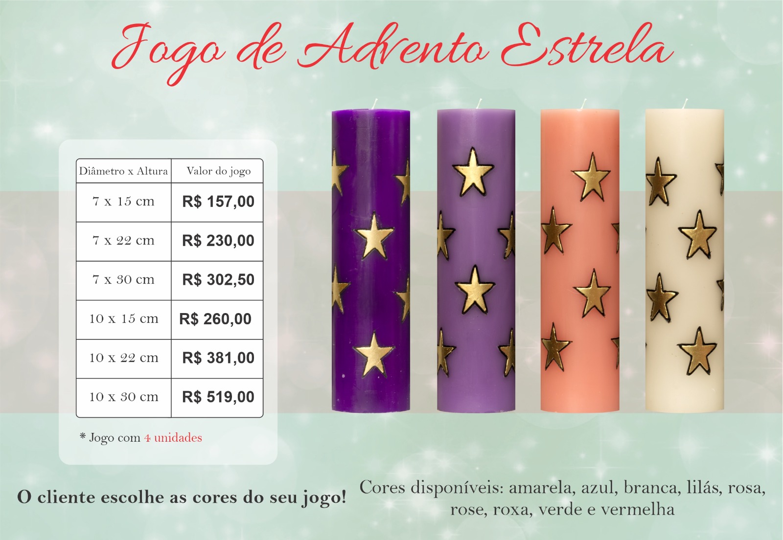 JOGO DE ADVENTO ESTRELA