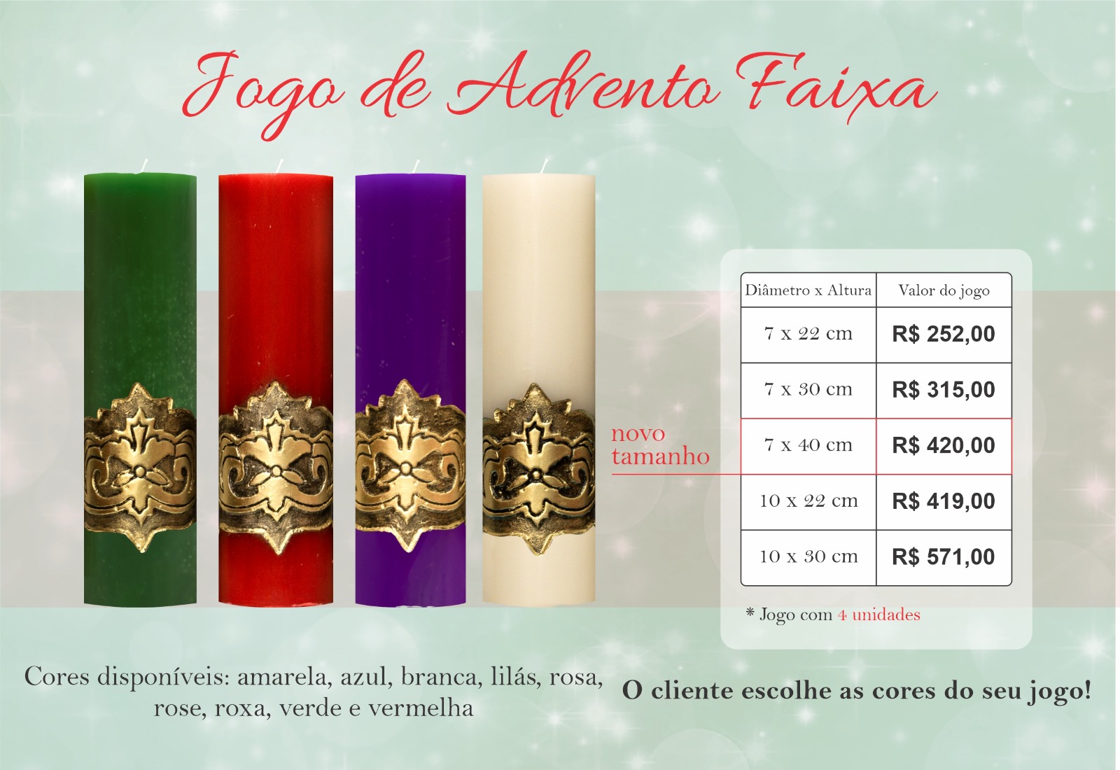JOGO DE ADVENTO FAIXA