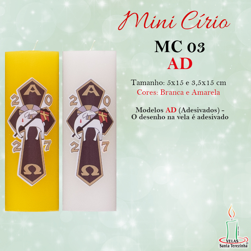 MINI CÍRIO PASCAL MC 03